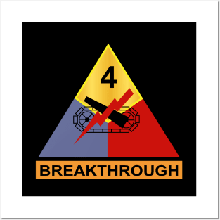 4th Armored Division - Breakthrough wo Txt Posters and Art